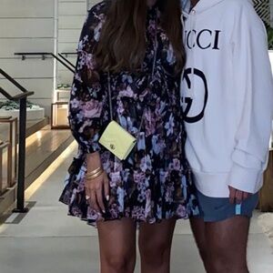 Zimmerman Dress black floral mini - worn once